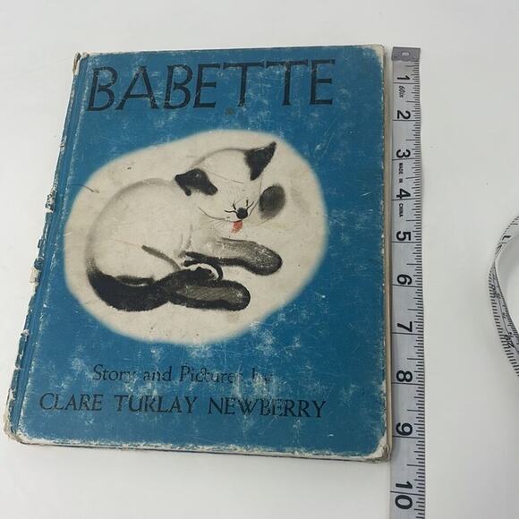 Host Pick! Antique 1937 hardcover Babette by Clare Turlay Newberry - Picture 16 of 16